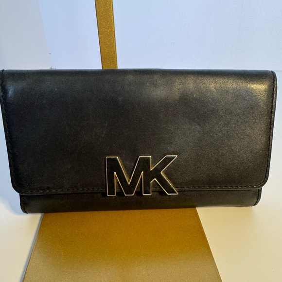 Michael Kors Florence Large Billfold Genuine leather black - Picture 2 of 12